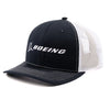 Boeing Signature Trucker Hat Black/White