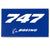 Boeing 747 Blue Sticker