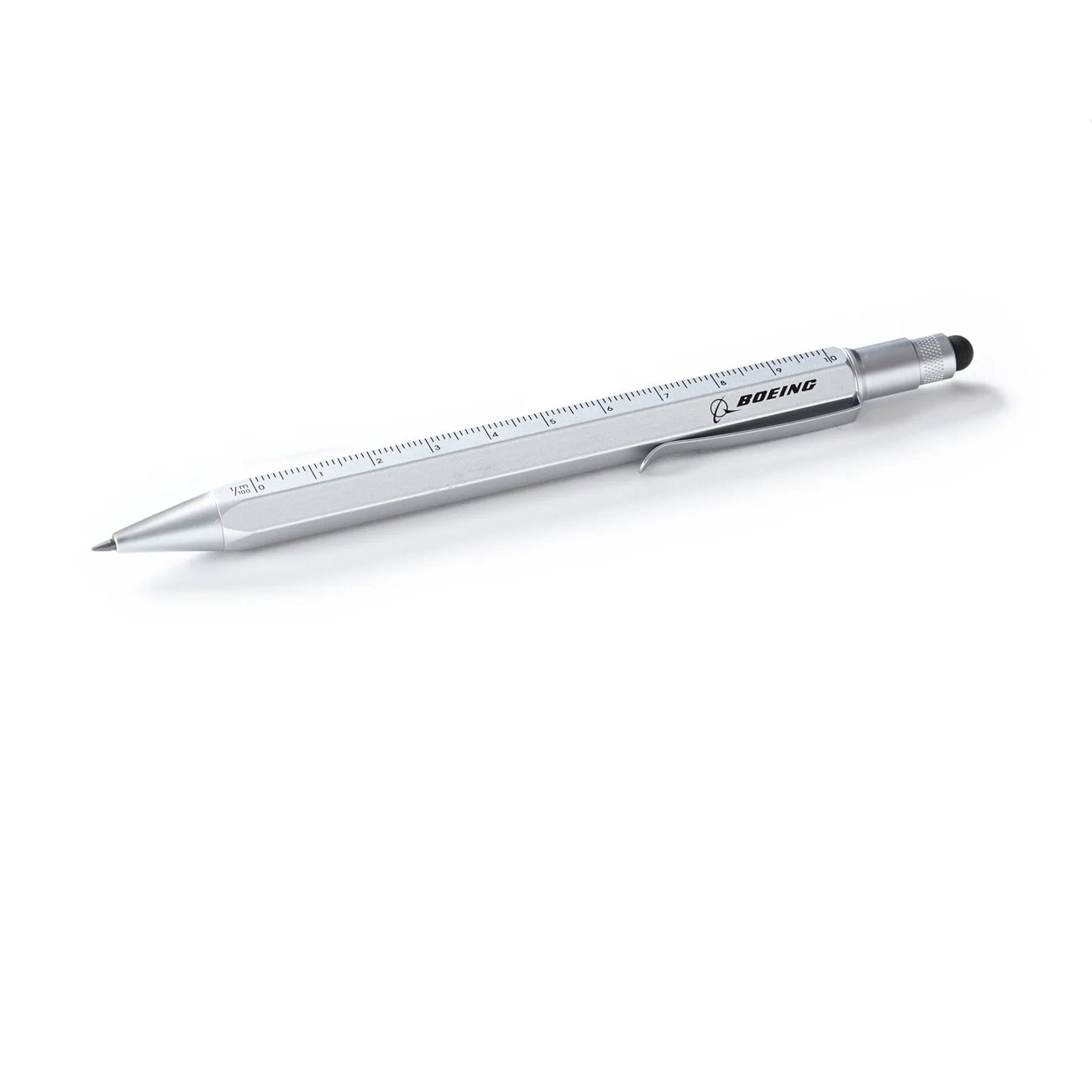 Boeing Mechanical Pencil w/Stylus Silver