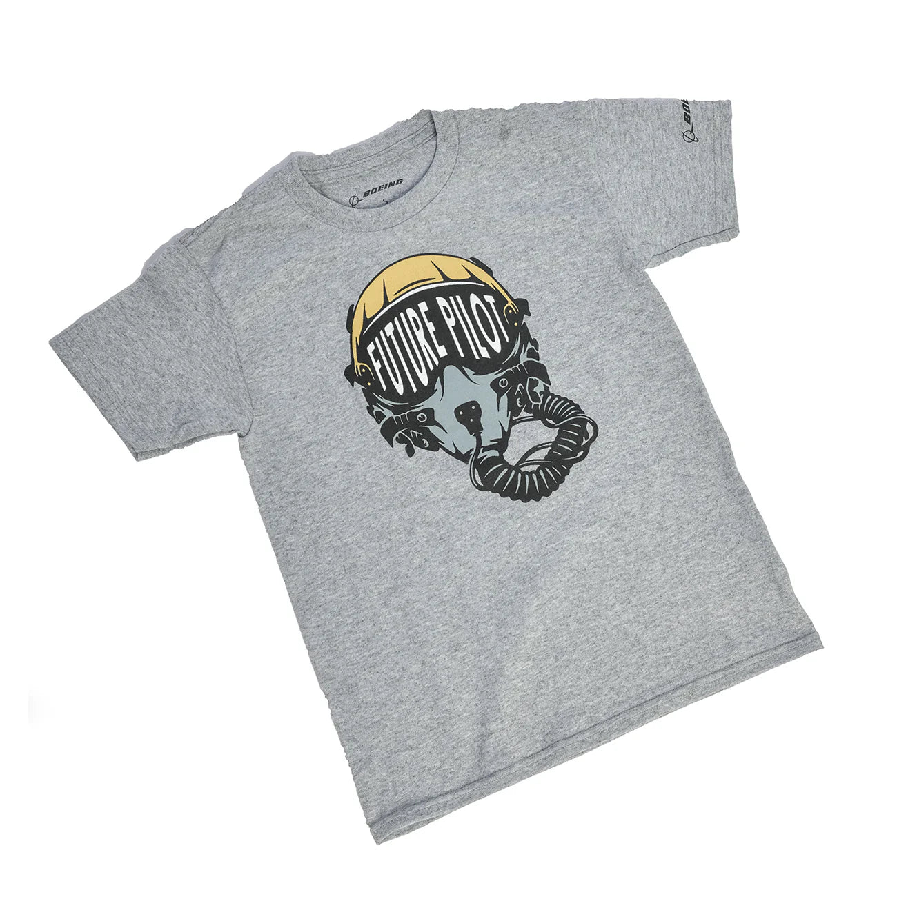 Boeing Future Pilot Kids Tee Grey